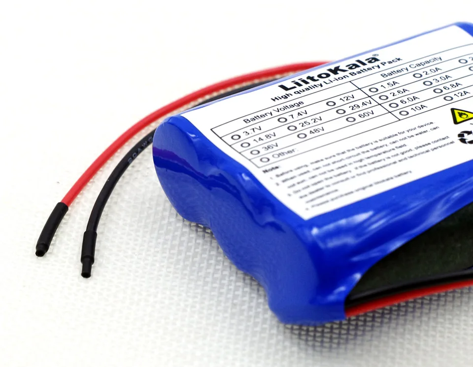 Liitokala nowy 12 V 2600 mAh 18650 akumulator litowo-jonowy Monitor kamera telewizji przemysłowej bateria 12.6 V zasilanie awaryjne