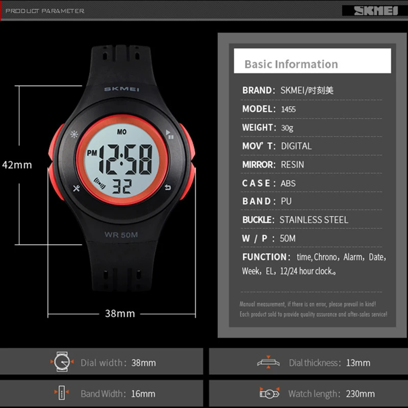 SKMEI-reloj electrónico Digital para niños, Relojes LED de estilo deportivo para niños, reloj de moda para niños, dibujos animados, resistente al