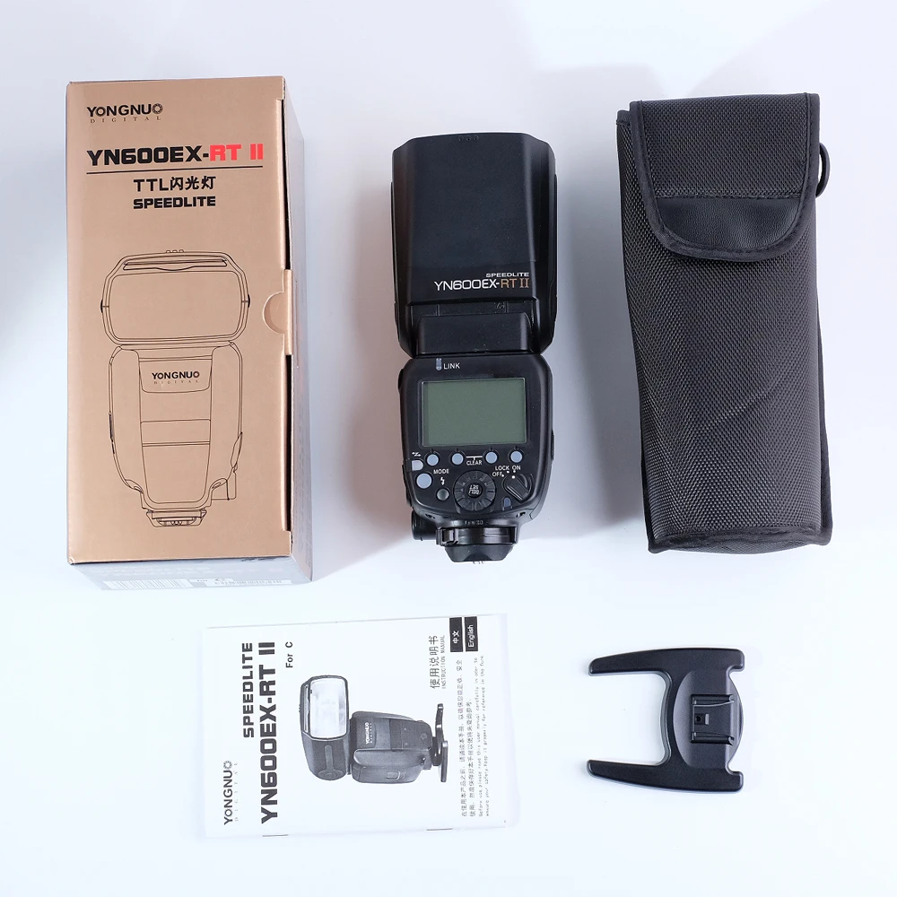 YONGNUO YN600EX-RT II Wireless Flash yn600exrt ii ttl Speedlite E3RT Transmitter for Canon 6D II 5D mark II III IV 1DX Mark III