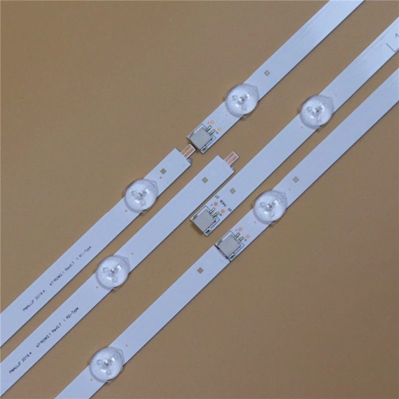 

TV LED Bars For LG 47LA6130 47LA6134 47LA6136 47LA613S 47LA613V -ZA ZB 47" Backlight Strips Kit 9LED Lamps Lens 5 Bands LC470DUE