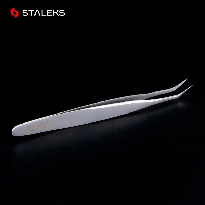 High quality beauty eyelash tweezers  high precision anti-static tweezers best eyelashes tool TE-40/9