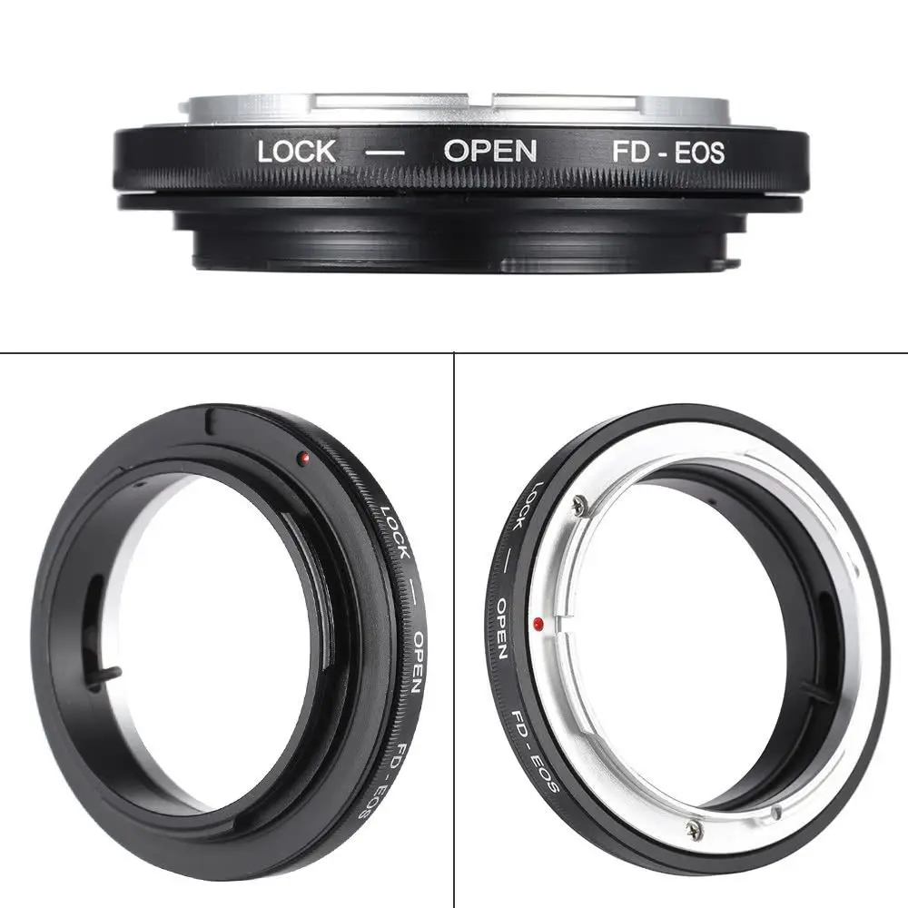 Foleto Lens Mount Adapter for Canon FD Lens to Canon EOS (EF, EF-S) Mount SLR Camera Body, Fits Canon 1D, 1DS, Mark II, III, IV