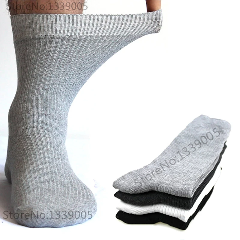 

Man's 43-49 Plus Size High Quality Breathable Cotton Socks Male Black Business Brand Socks Cotton Socks 5 Pairs / Lot