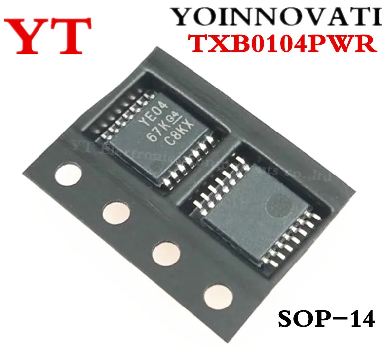  10pcs/lot TXB0104PWR TXB0104 YE04 14TSSOP IC  best quality.