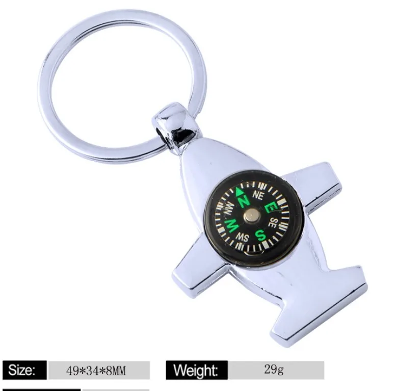 Rudder compass Keychain- New Multifunctional keychain male keyring Rudder Helm Key Ring Chain Alloy KeyChain Versatile Metal