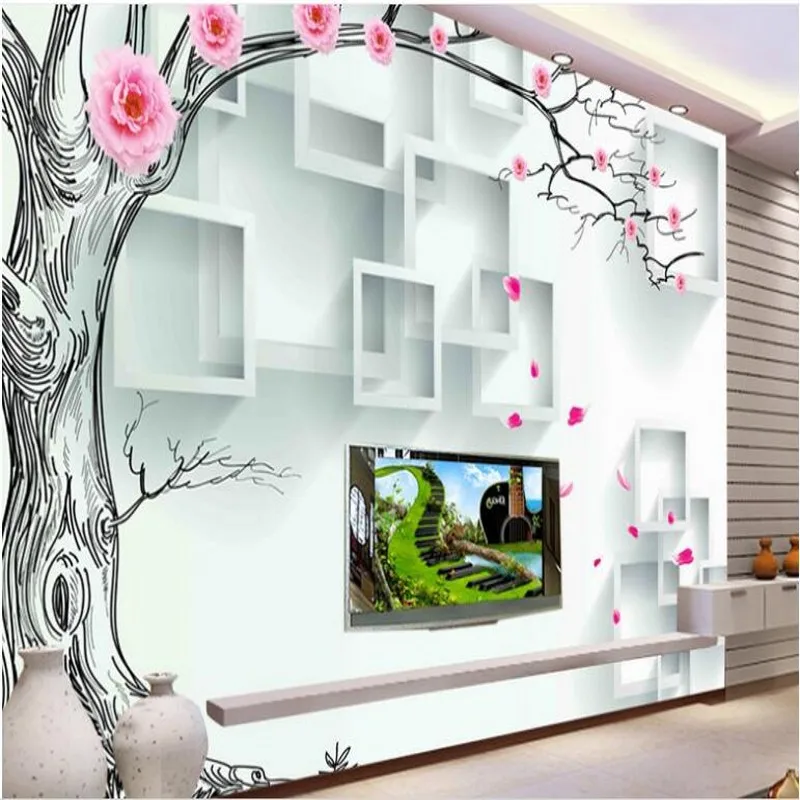 

wellyu Custom large-scale murals 3D stereo rose wallpaper backdrop non-woven wallpaper papel de parede para quarto