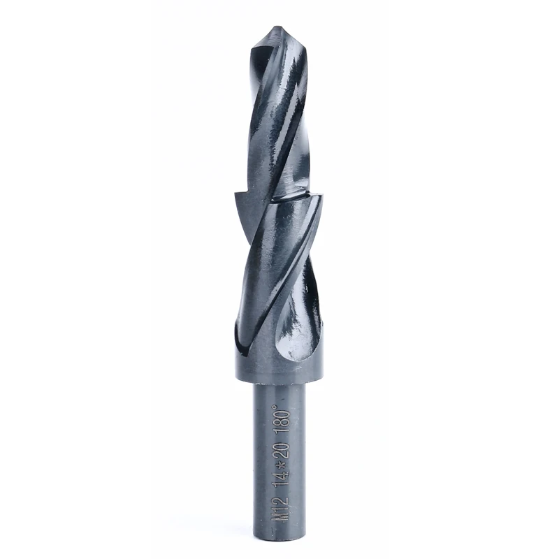 M5 5.5mm 9.5mm 5.5-9.5mm Diameter 90 180 Degree High Speed Steel HSS Small Straight Shank Two Subland Step Core Twist Drill Bit