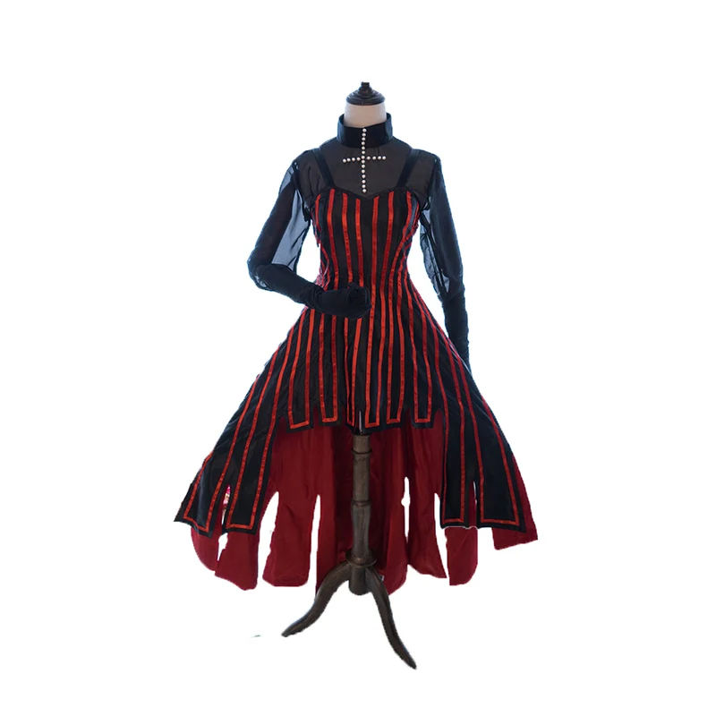 

Game Anime Fate Stay Night Fate/Zero Tohsaka Rin Cosplay Costume Cosplay Dress 11