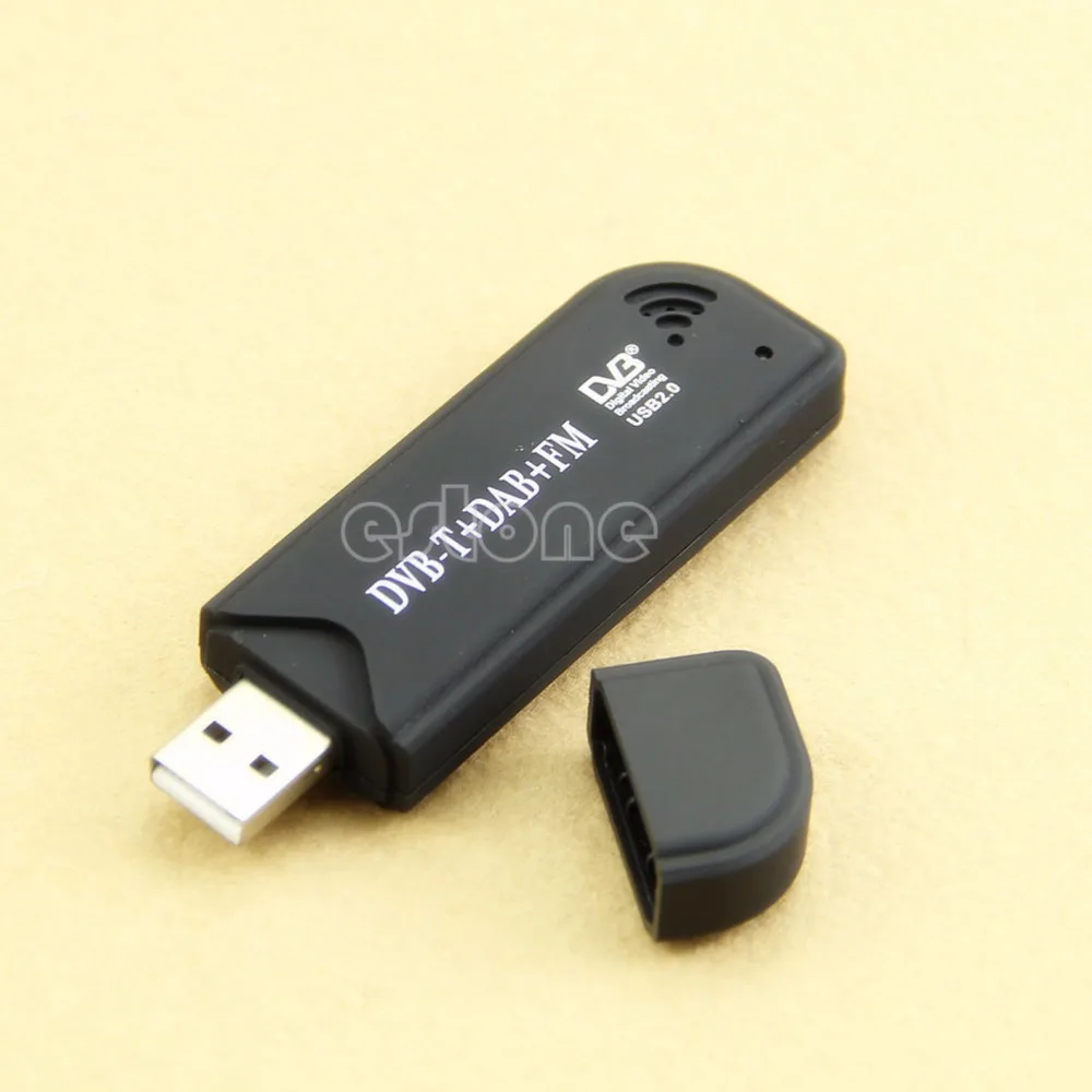 Hot ใหม่ RTL2832U + R820T USB2.0 Digital DVB-T SDR + DAB + FM HDTV เครื่องรับสัญญาณทีวี STICK