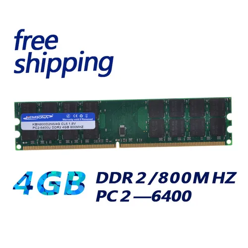 KEMBONA nuevo 4GB DDR2 PC2-6400 800MHz para PC de escritorio memoria DIMM RAM 240 pines para sistema A-M-D