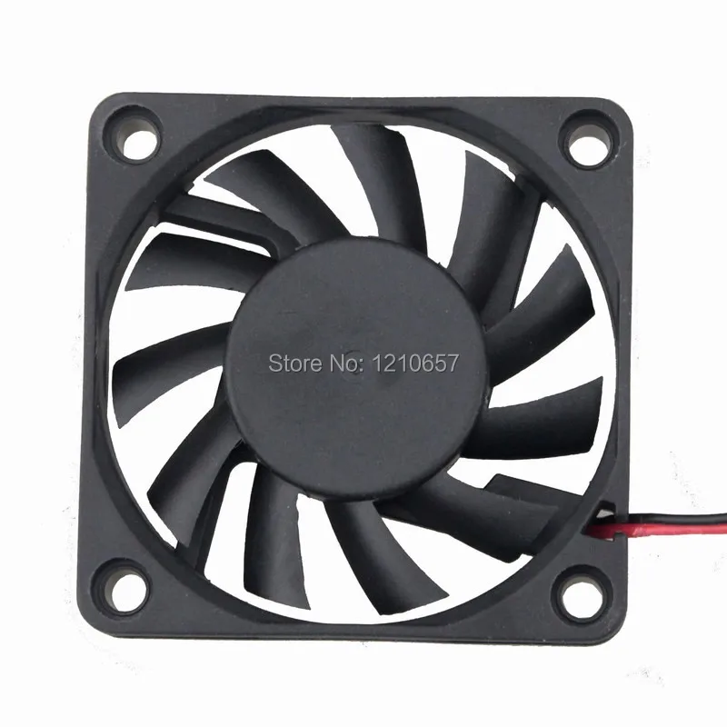 50 PCS LOT Gdstime DC 12V 6cm 60mm 60*60x10mm 6010S Cooler Motor Computer Brushless Cooling Case Fan 2Pin