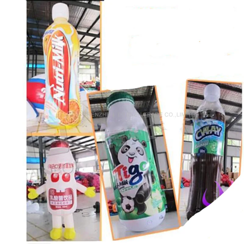 

Advertising Inflatable Beverages Bottle 4m high Outstanding, customize High Inflatable Drink Bottle