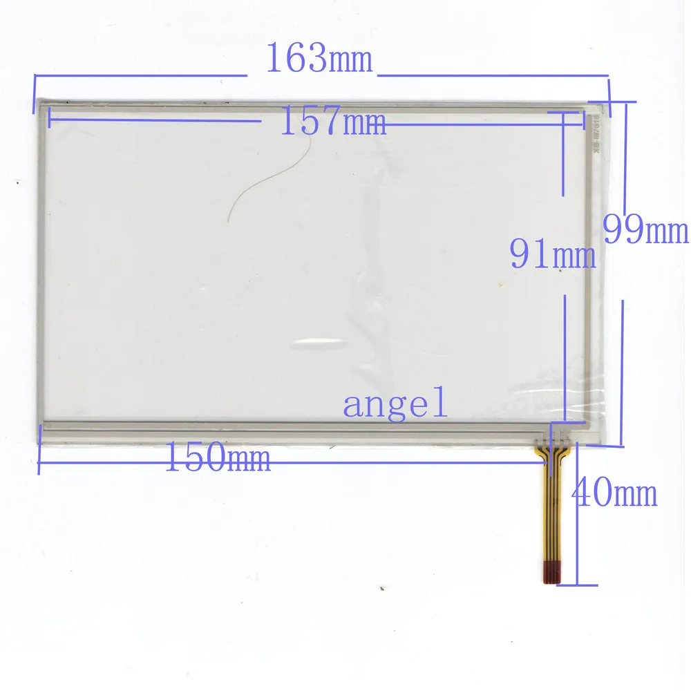 

original new 7-inch four-wire resistive touch screen handwriting external screen 164 * 98 domestic flat-panel touch