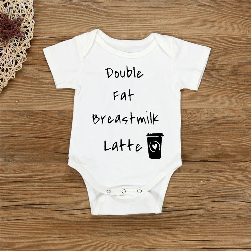 

Shirerty Newborn Baby Girls Boys Double Fat Latte Cotton Romper Jumpsuit Outfits Summer Baby Clothes Kids Outfits