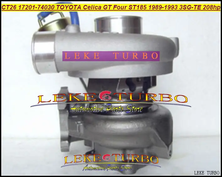 Free Ship Turbo  CT26 17201-74030 17201 74030 1720174030 1720174060 For TOYOTA Celica GT Four ST185 1989-93 3SGTE 3SG-TE 208HP