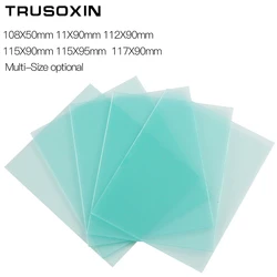 10Pcs piastra di copertura in plastica protettiva esterna (PC) di maschera per saldatura oscurante automatica solare/filtro per saldatura/casco per saldatura