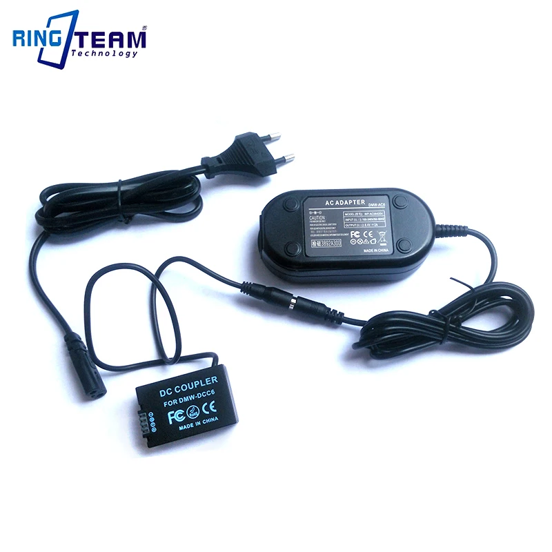 AC Adapter DMW-AC8 + DMW-DCC6 BMB9 for Panasonic Cameras DMC-FZ40K FZ45K FZ47K FZ48K FZ60 FZ62 FZ70 FZ80 FZ82 FZ72 FZ100K FZ150K