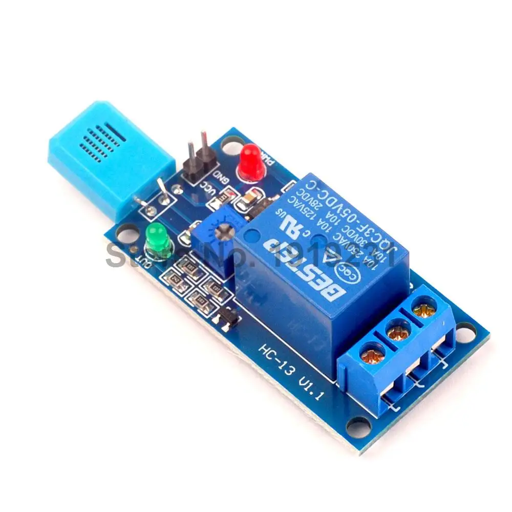 HR202 DC 5V 1 Channal 1CH 5V Humidity Sensitive Switch Relay Module Humidity Controller Humidity Sensor Module With Indicator