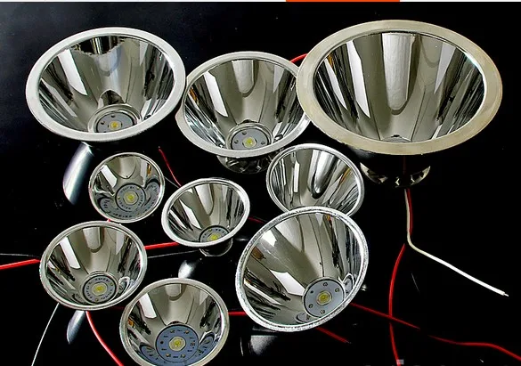 3-15W high power LED light source headlamp special aluminum lamp cup 78mm diameter 3.7V white