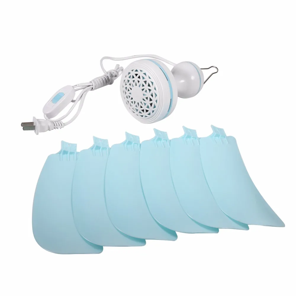 220V 8W Mini Ceiling Fan Energy-Saving Anti-Mosquito Summer Cooling Fans Cooler for Home Dormitory 6 Blades