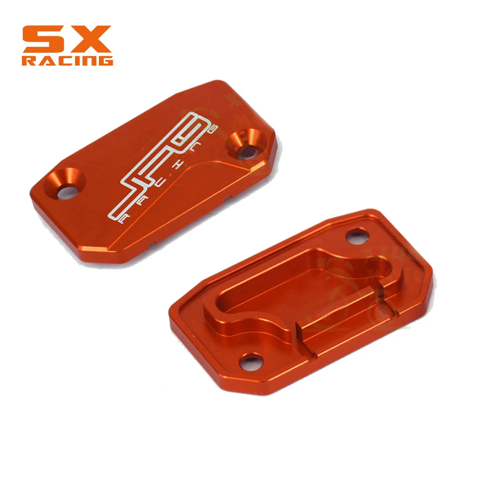 Motorcycle 2PCS Front Brake Reservoir Cap Cover For KTM SX EXC XCF SXF XC XCFW XCW SMR 125 150 200 250 300 350 400 450 500 530