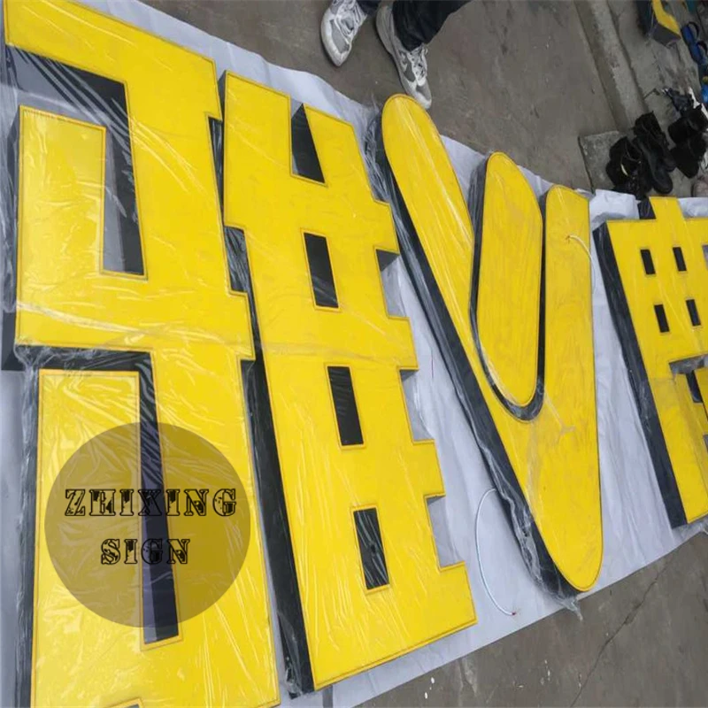 Factory Outlet Custom Outdoor Reclame Letters, Acryl Led Opslagtekens