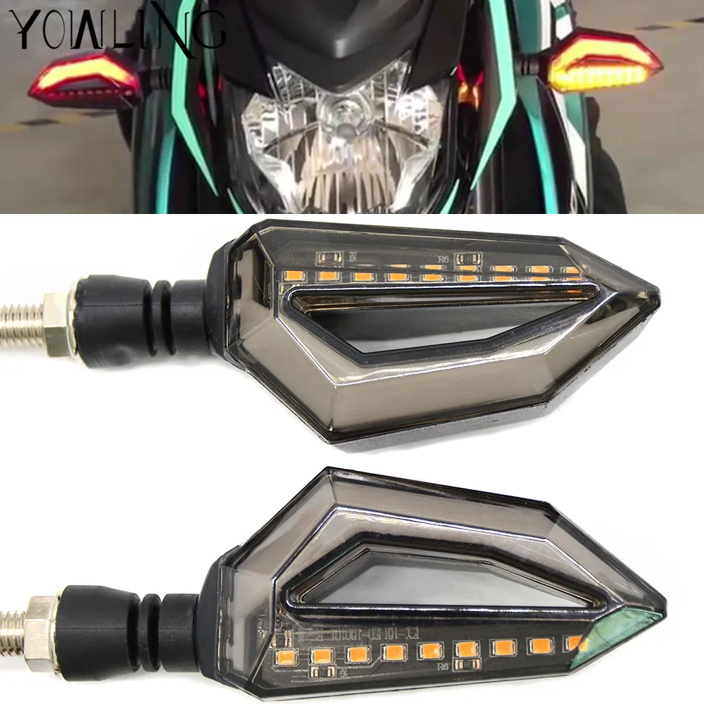 

FOR Honda CB500F CB500X CBR250R MSX125 Grom Motorcycle Turn Signal Indicator Light Front Back Led Motor Signal Turn Light Lamp