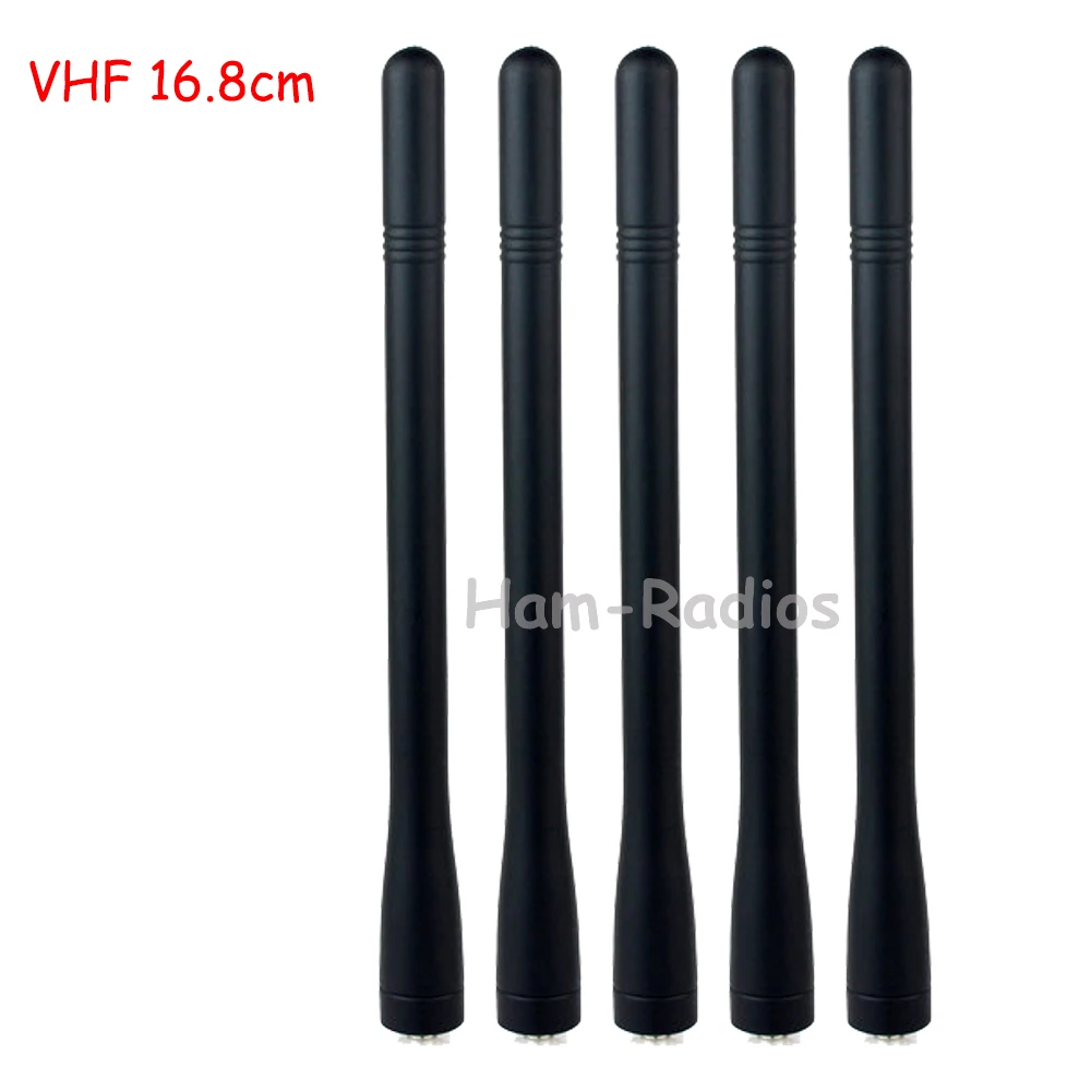 

5Pcs Walkie Talkie VHF 136-174MHz Antenna SMA Female for Kenwood TK2217 TK2107 TK2106 TK2100 TK2140 Two Way Radio Antenna