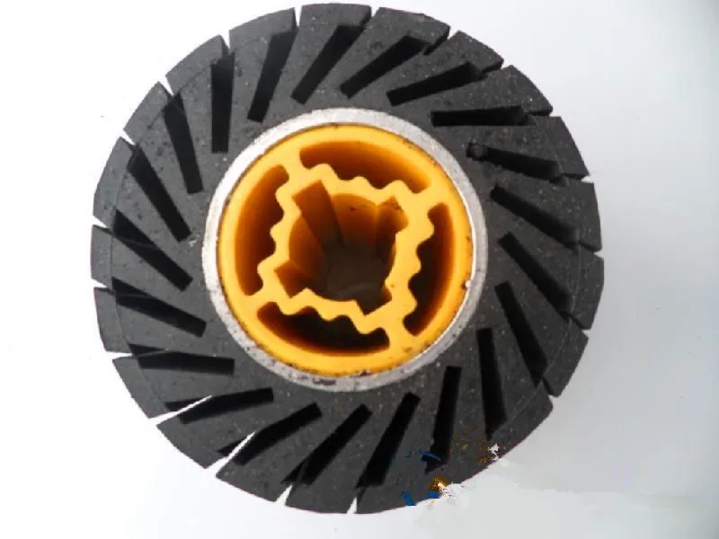 90*100mm Elastizität Roller Gummi rad für zeichnung maschine Polieren Maschine Mithelfer Teil Gummi Trommel Rad/100X280mm