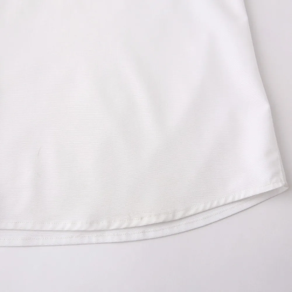 Camisas blancas cómodas y resistentes a las arrugas para hombre, camisas ajustadas hechas a medida, camisa blanca de vestir