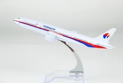 plane model Boeing 777 Malaysia Airlines aircraft MH-370 Metal simulation airplane model for kid toys Christmas gift