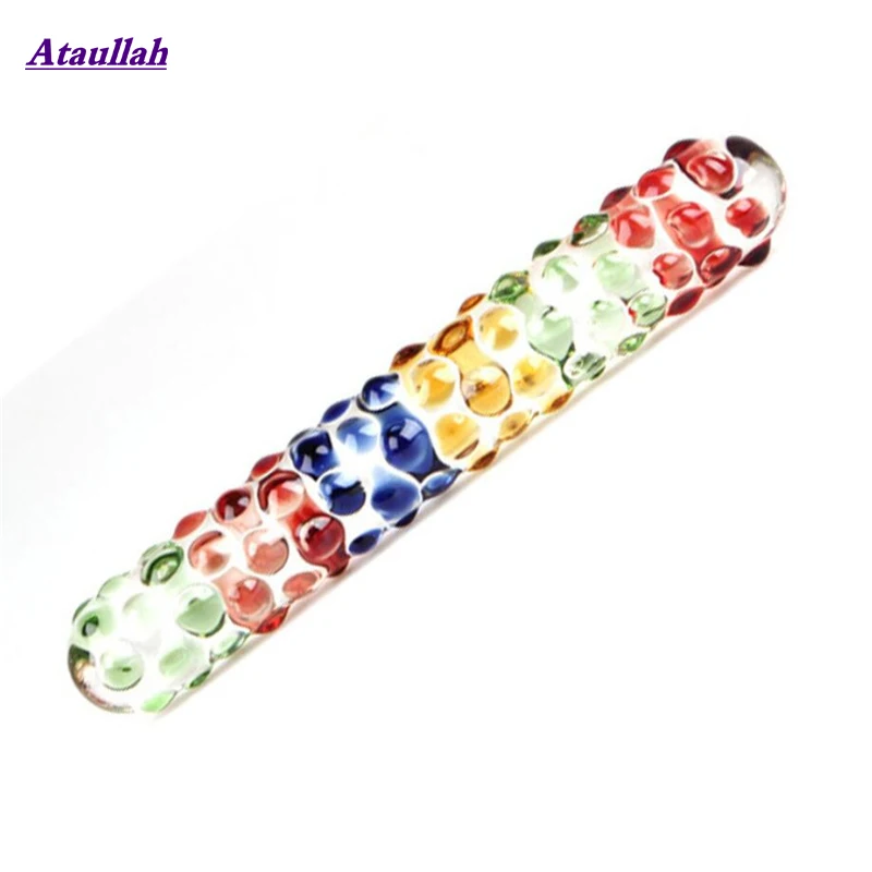 Crystal Glass Dildo Anal Beads Butt Plug Women Masturbator Personal Massager G-Spot Stimulation Adult Sex Toys For Women ST222