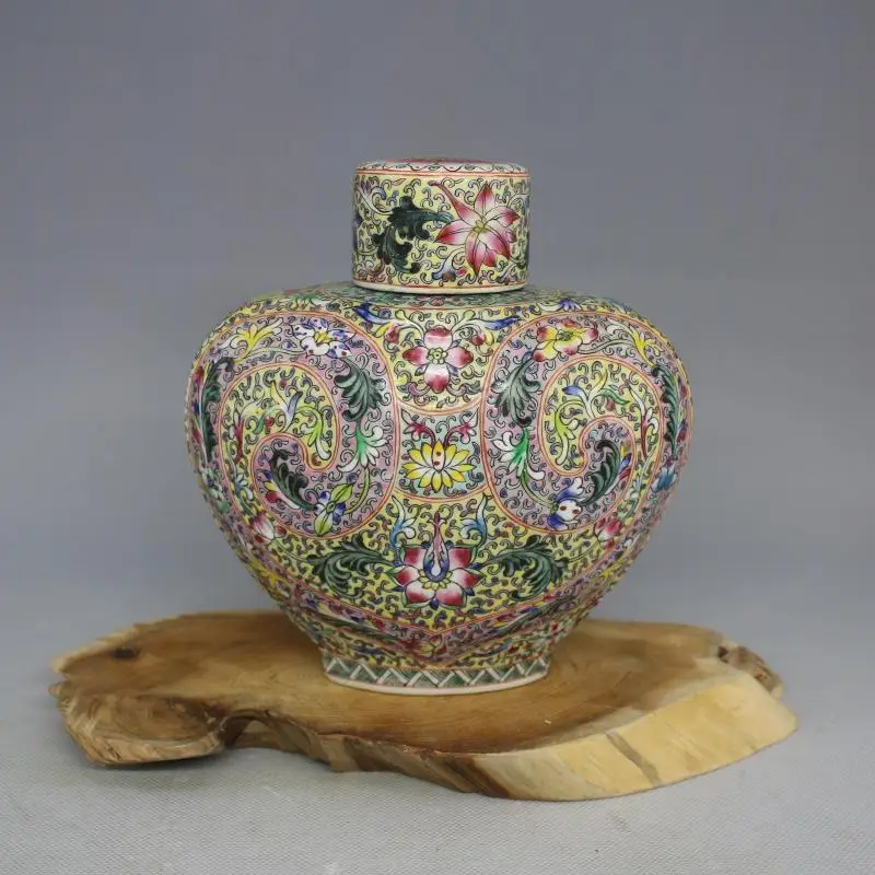 Antique Old Chinese porcelain pot,Pastel Lotus bottles,with mark,home Decoration, collection & adornment, Free shipping