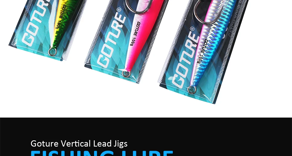 Goture Metalllöffel-Angelköder, 80 g, 100 g, 150 g, vertikale Blei-Jig-Jigging-Köder, Angel-Wobbler für Seebarsch, Big Game Sinking-Köder – Detail 11