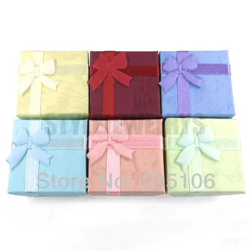 Free Shipping! 2014 Fashion Colorful Display Box Mixed Colors Jewelry Gift Box Ring Box SGB0000