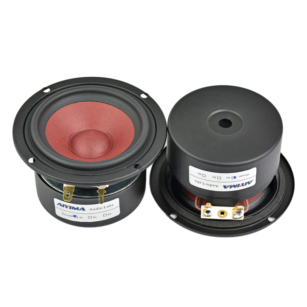 AIYIMA 2PC 3Inch 20W Full Range Mini Audio Speaker 4Ohm/ 8Ohm HiFi Loudspeaker For TV Computer Desktop Bluetooth Audio DIY