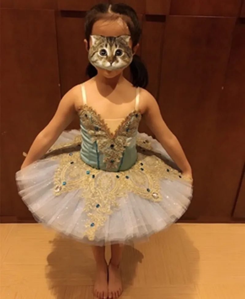 Mới Tỳ Hưu Tutu Con Trắng Đầm Chuyên Nghiệp Tutus Váy Hồ Thiên Nga Tutu Ba Lê Vũ Trang Phục Cho Bé Gái Ballerina Đầm