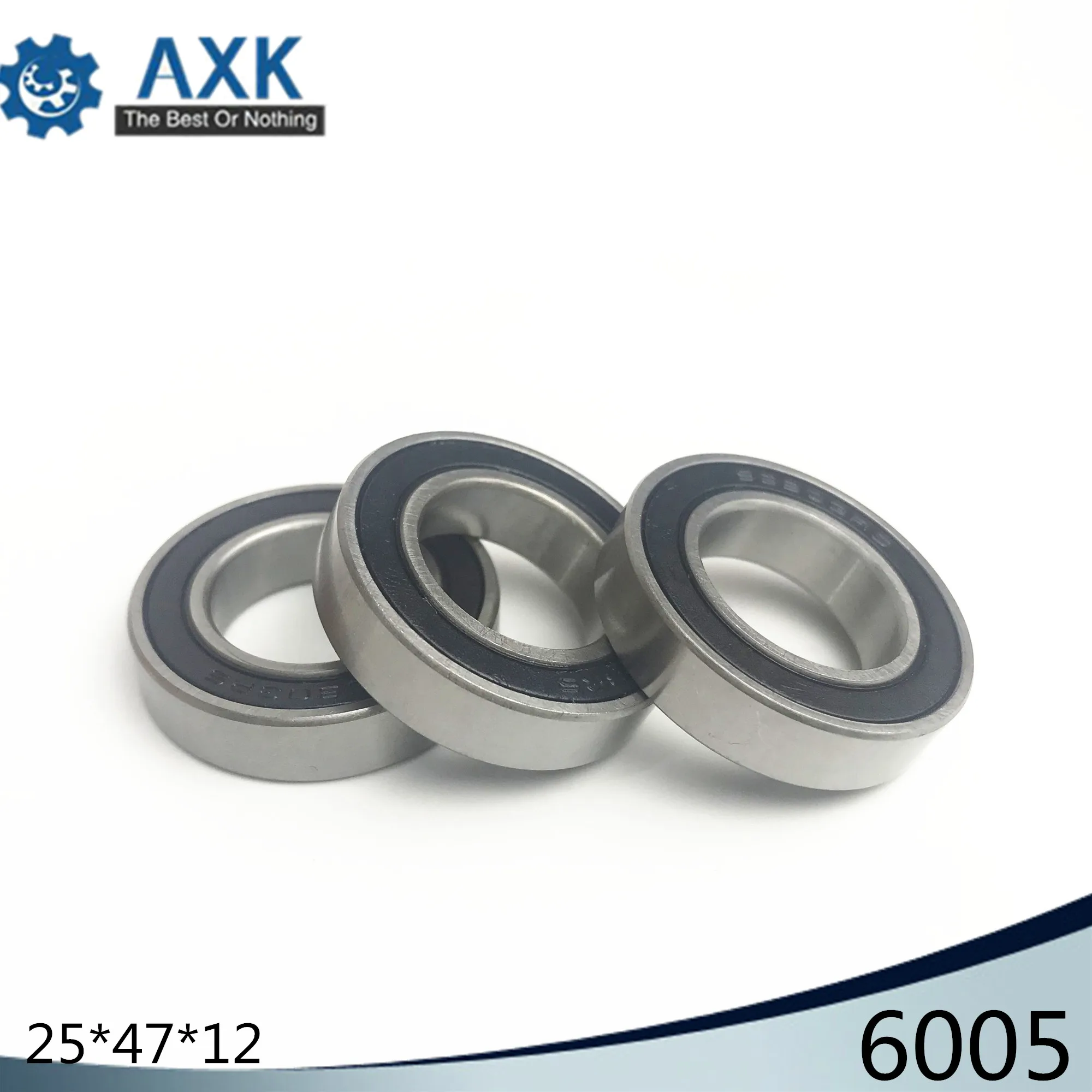 6005 Hybrid Ceramic Bearing 25x47x12 mm ABEC-1 ( 1 PC ) Bicycle Bottom Brackets & Spares 6005RS Si3N4 Ball Bearings