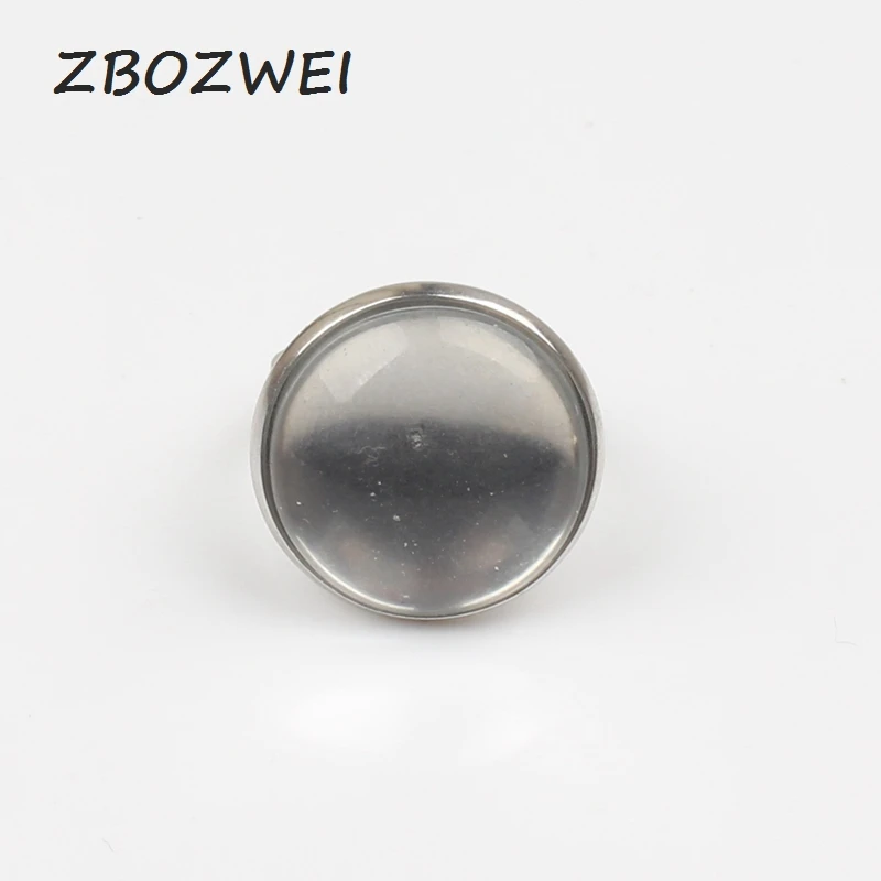 20mm 10pcs Classic Plated Silver Adjustable Ring Settings Blank/Base,Fit 12mm Glass Cabochons,Buttons;Ring Bezels