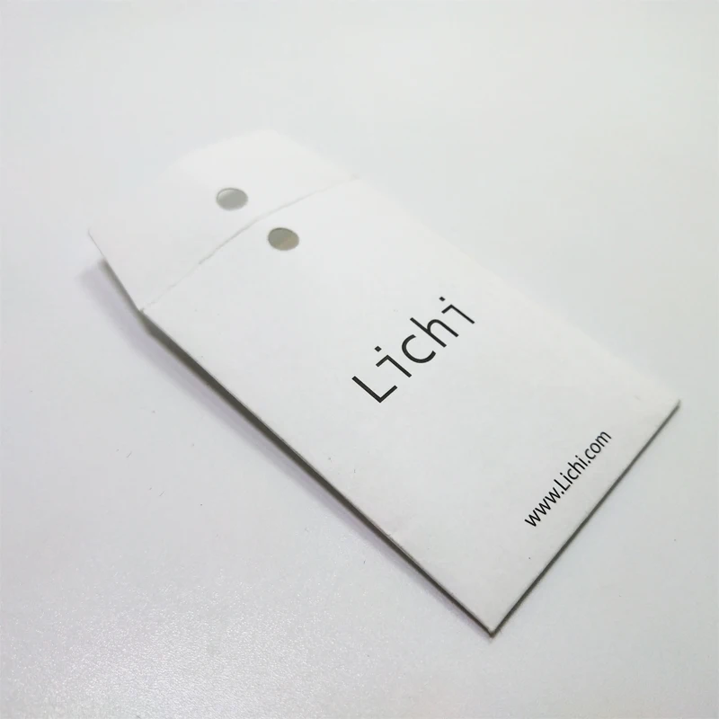 Customized print Recycled White Hang tags/envelope/Paper label for Garment Clothes/Jeans/bags/shoes/toys/gift