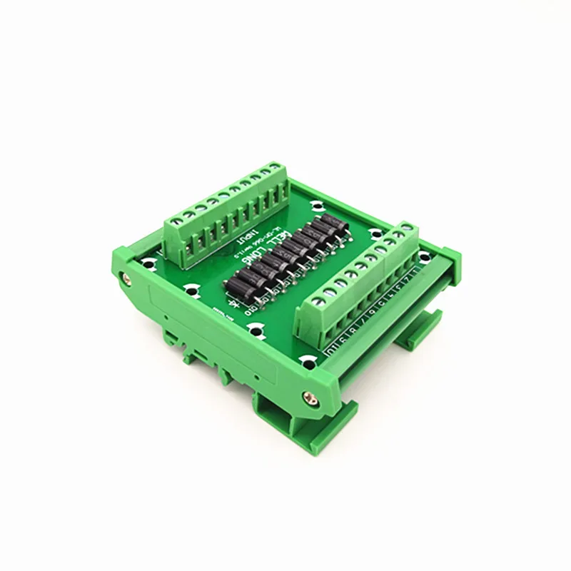 DIN rail  mountable Diode Protection Terminal Block SR5100 5A/100V Diode Terminal Block.