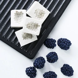 4pcs Mulberry Raspberry Silicone Mold Fondant Mould Cake Decorating Tools Chocolate Gumpaste Mold Sugarcraft Kitchen Accessories