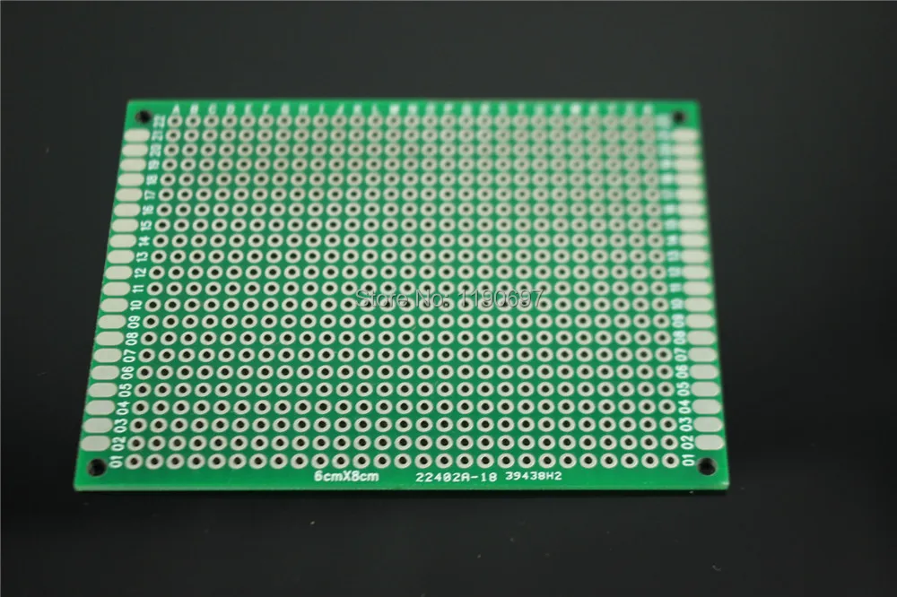 PCB Board Universal Board Double(Single) Faced Tin Plate 60mm*80mm*1.6mm 6*8CM Test Board 5PCS Free Shipping