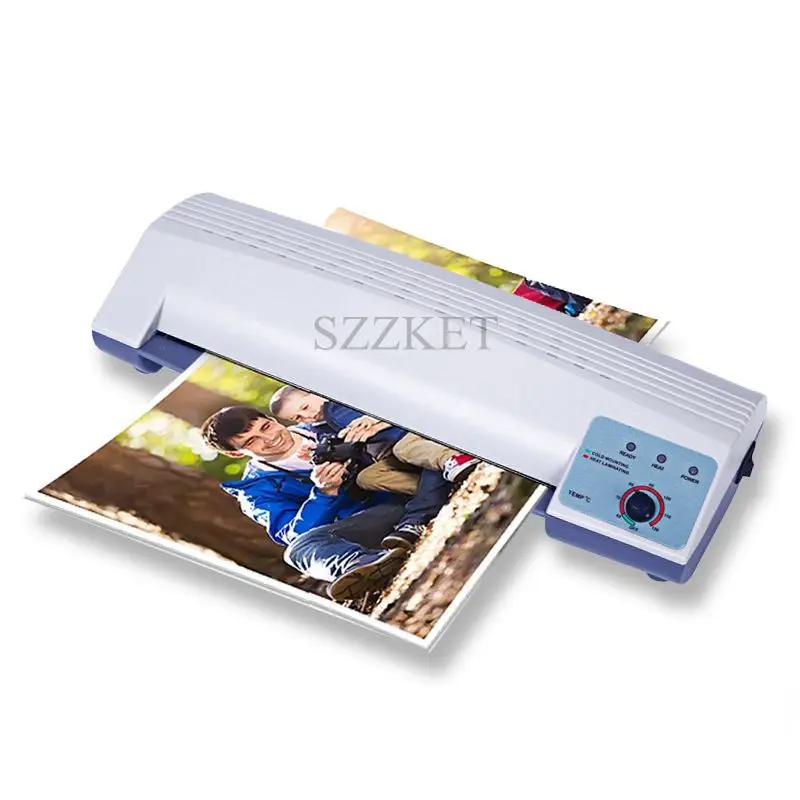 

New A4 laminating machine MQ-230 Adjustable temperature laminator file photo home A4 film machine Photo sealing machine MQ230