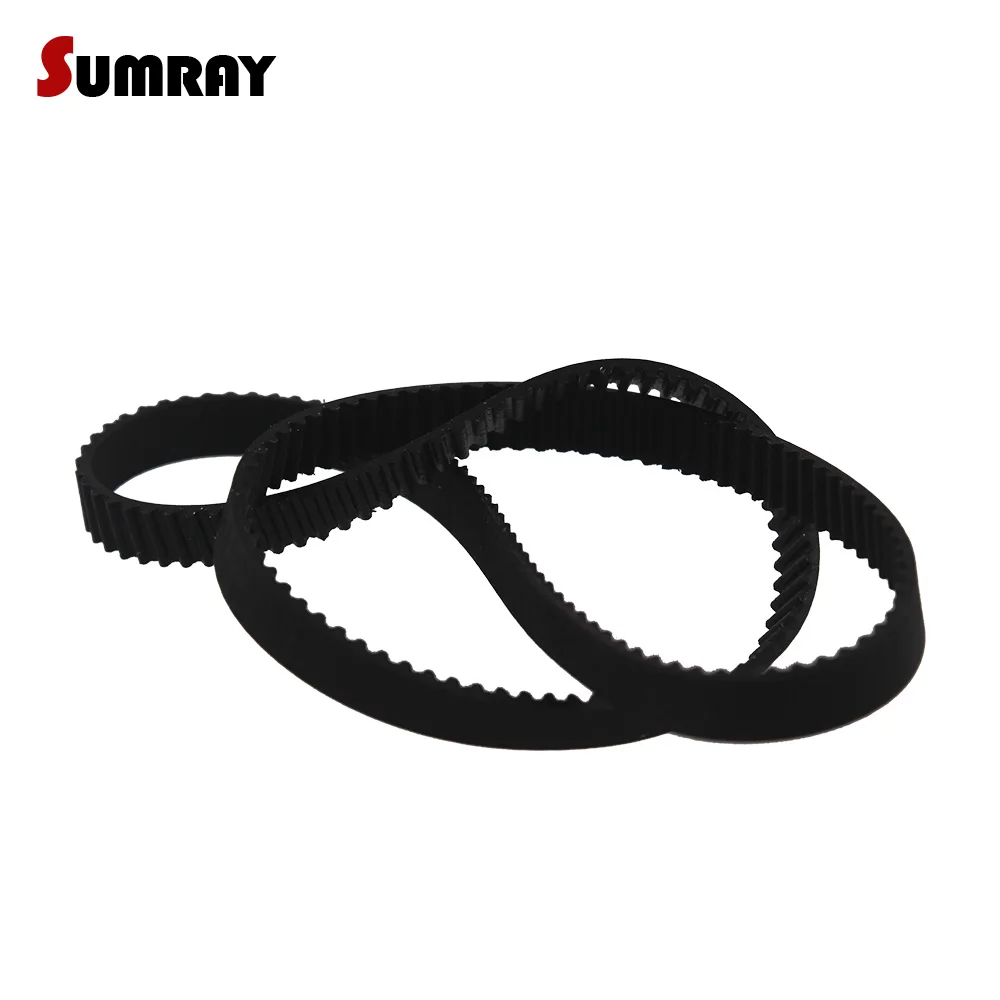 2GT Transmission Belt 2GT-392/396/400/406/410/430/444/450/460/466/488mm Pitch Length 6/10mm Width Gear Belt for CNC Machine