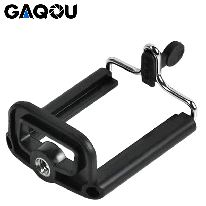 GAQOU Flexible Tripod Holder Clip Mobile Phone Accessories for iPhone Nokia Lumia With 1/4 Standard Screw Hole selfie stick