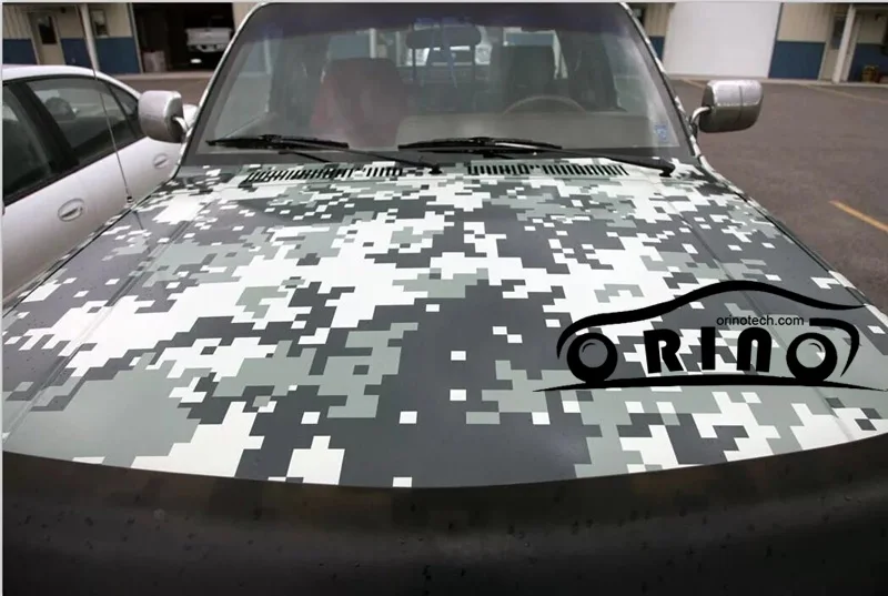 Military Green Digital Vinyl Film Car Wrap Air Free Pixel Army Camouflage Wrap Car Sticker Decal 1.52*5/10/15/20/25/30 Meters