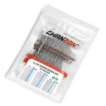 34 Values 0.5W Zener Diode Kit 2V to 47V #3