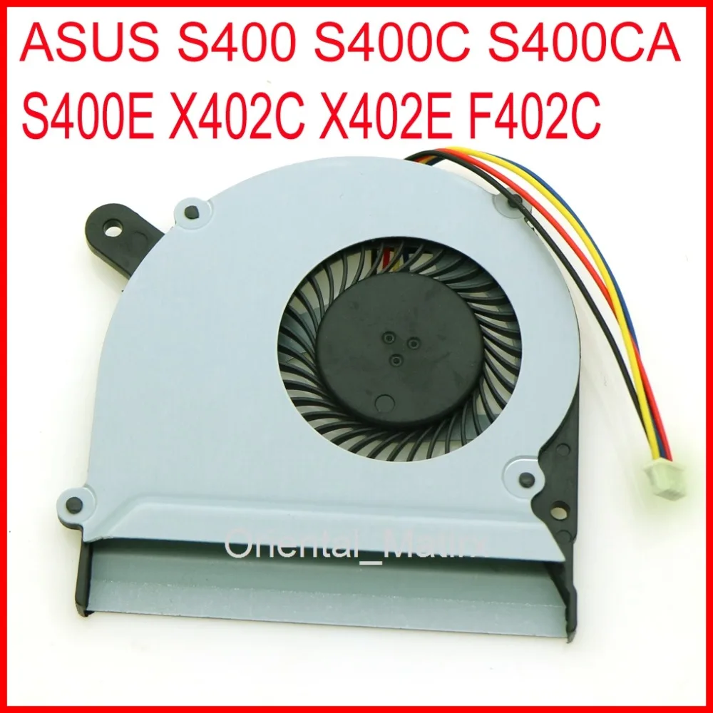 Brand NEW KSB06105HA DC5V 0.4A 4Pin Cooling Fan For ASUS S400 S400C S400CA S400E X402C X402E F402C CPU Cooler Fan