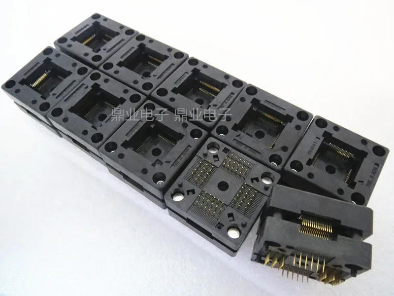 OTQ-64-0.5-01 LQFP64 IC testing seat Test Socket test bench block Aging seat spacing 0.5mm